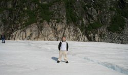 Me on Herbert Glacier