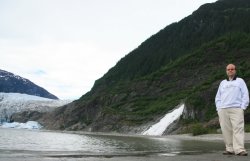 Me at Mendenhall Glacier