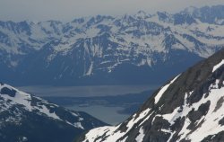 Haines, Alaska from helicopter