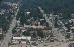 Skagway just before landing