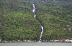 Waterfall on Lynn Canal