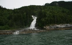 Waterfall on Lynn Canal