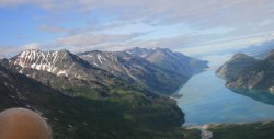 Flying Above Lake Clark National Park