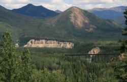 Alaska Railroad bridge in Denali National Park