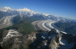 Ruth Glacier and Mount McKinley