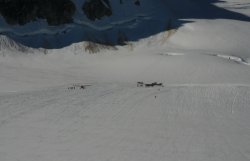 Landing Sheldon Amphitheater under Mt. McKinley