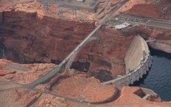 Glen Canyon Dam and Bridge @ Page, Arizona