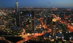 Melbourne after dark