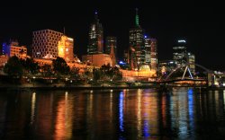 Melbourne after dark