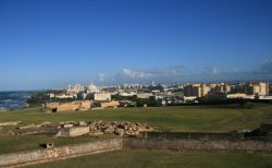 City of San Juan from inside Fort San Cristobal