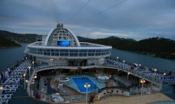 Sailing away from St. Thomas