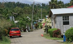 Small village on Grenada's west coast