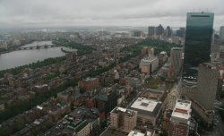 Boston from Prudential Center Skywalk Observatory