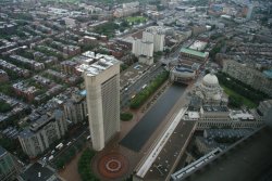 Boston from Prudential Center Skywalk Observatory