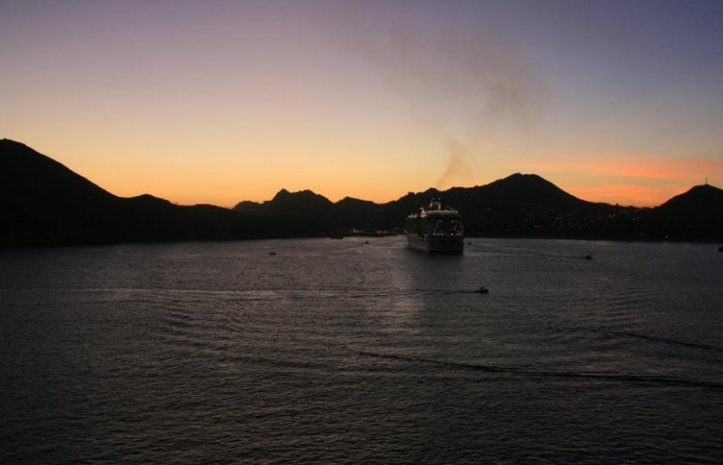 Cabo San Lucas, Mexico at sunset