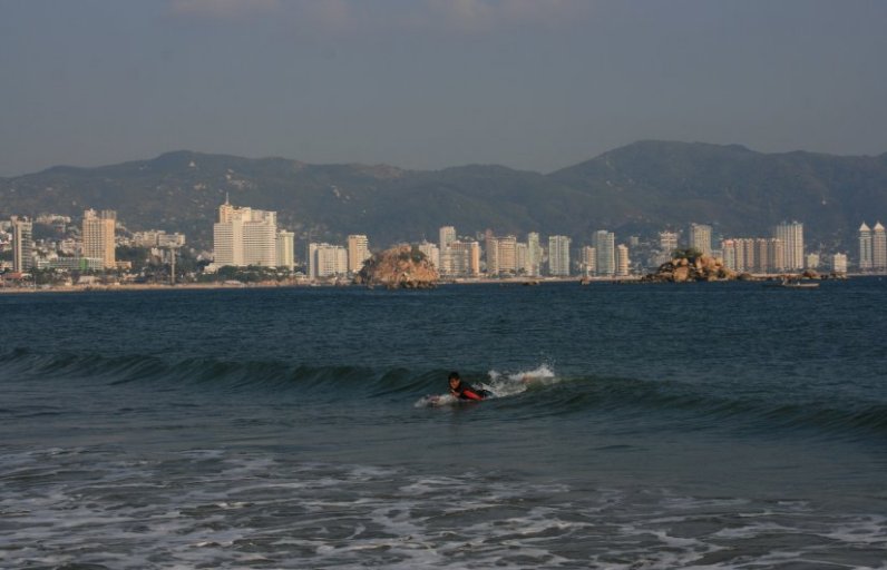 High-Rise hotel area of Acapulco, Mexico