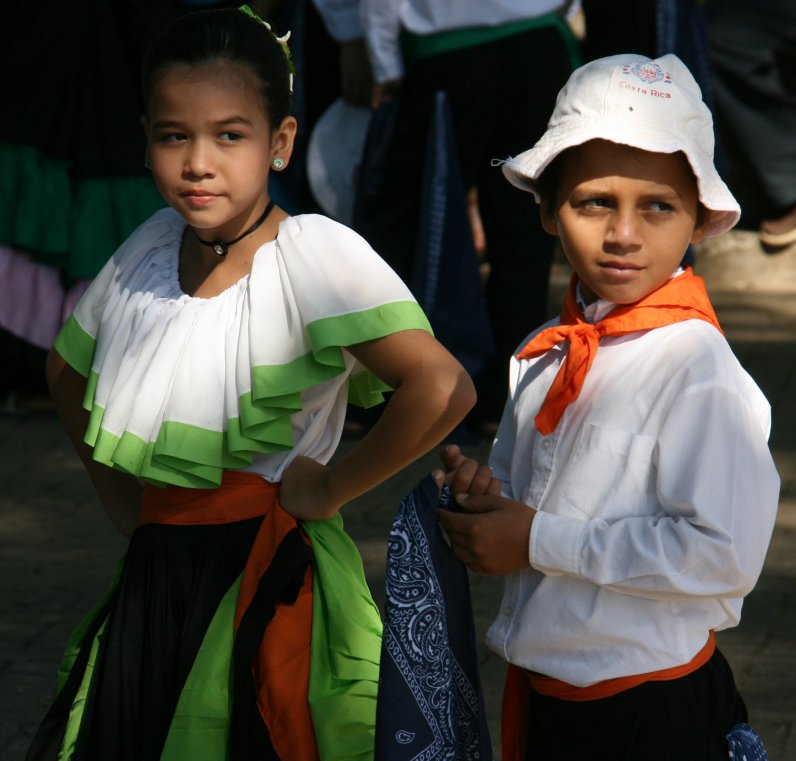 Local children of Esparza, Costa Rica