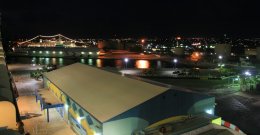 Aruba pier prior to sailaway