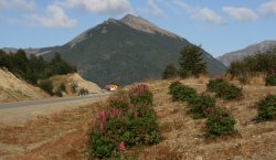 Garibaldi Pass in the Andes Mountains of southern Argentina