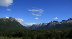 Andes Mountains in southern Argentina