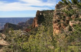 Angel's Window along North Rim of Grand Canyon