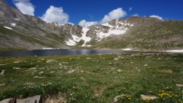 Summit Lake below Mount Evans