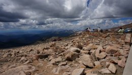 The summit of Mount Evans