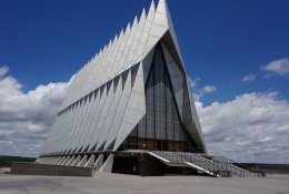 The Cadet Chapel at the U.S. Air Force Academy in Colorado Springs